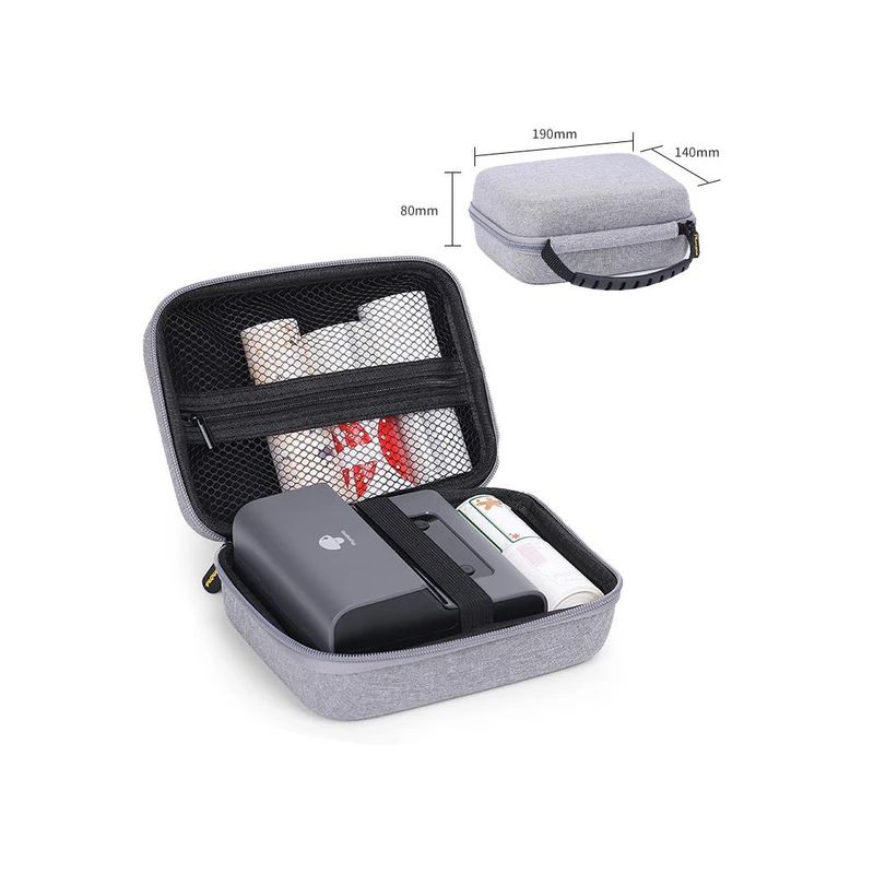 Schutzhülle für Phomemo Typ M220 Tragbarer Mini-Thermodrucker - Grau