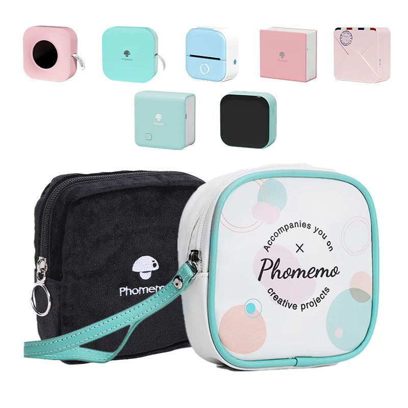 Schutzhülle für Phomemo Typ M02 Tragbarer Mini-Thermodrucker - Weiß