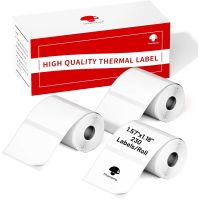 Phomemo - Pack x 3 Label Rolls 40x30mm x 230 - Black on White