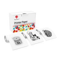 Phomemo - Pack x 3 Continuous Label Rolls 50mm x 3.5m - Black on Transparent