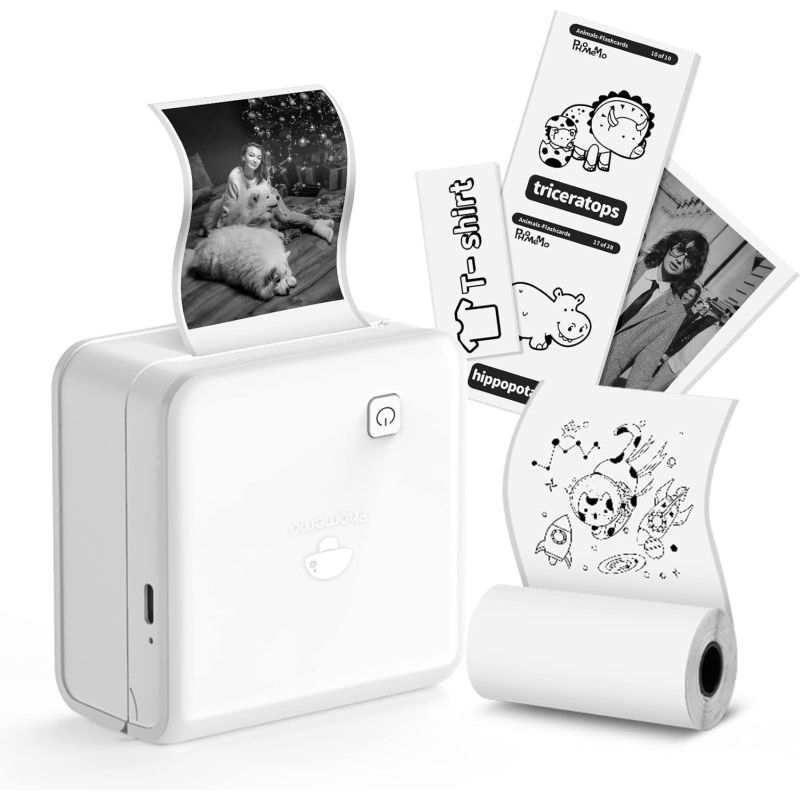 Phomemo - Mini impresora térmica móvil M02 PRO - Blanco