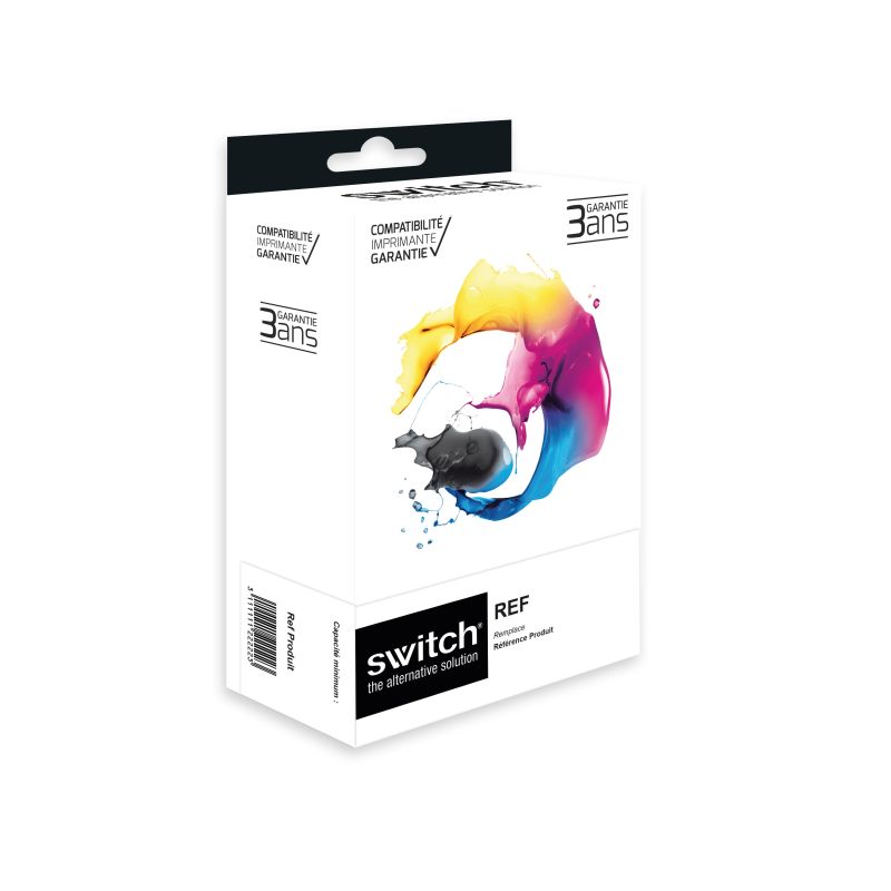 Hp 912XL - AF SWITCH Confezione di 4 getto d’inchiostro, compatibile con 3YP34AE - Nero Ciano Magenta Giallo