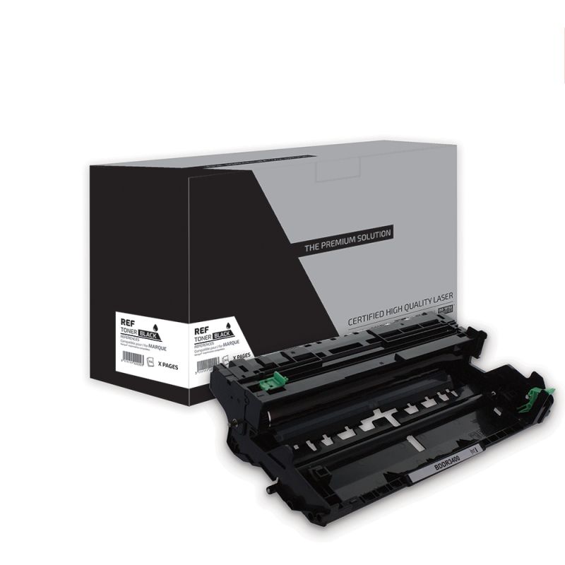Brother DR-3400 - Reman drum equivalent to DR-3400 - Black