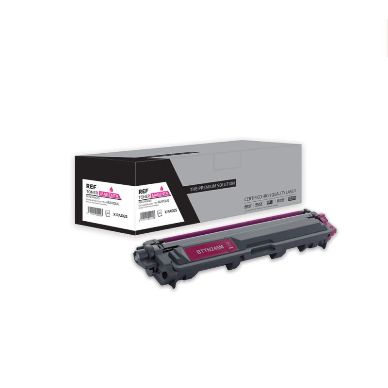 Brother TN-245M - Toner Reman équivalent à TN-245 - Magenta