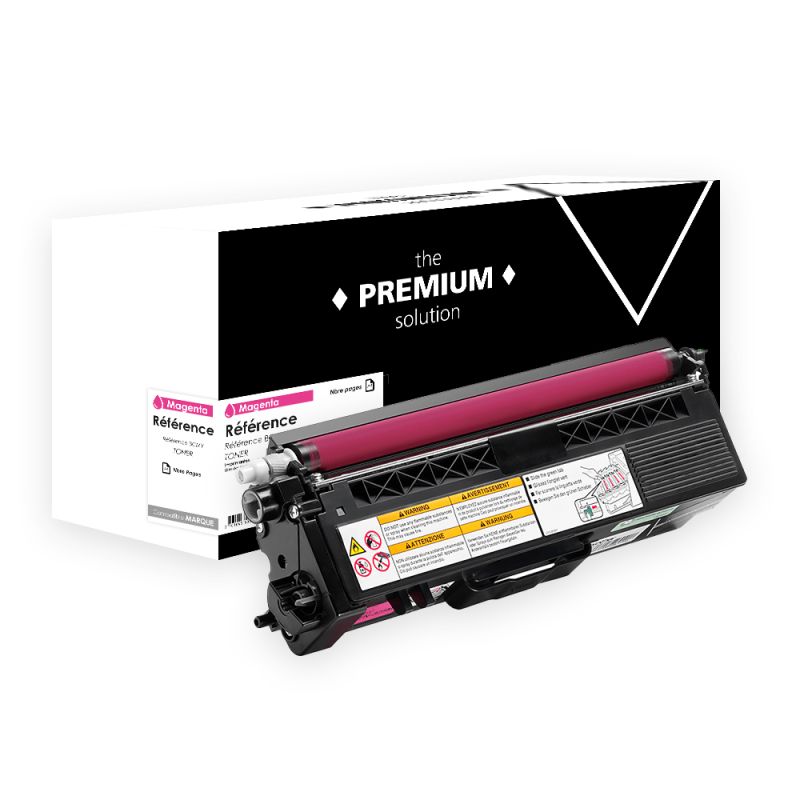 Brother TN-325 - Tóner remanufacturado equivalente a TN-320, TN-325 - Magenta