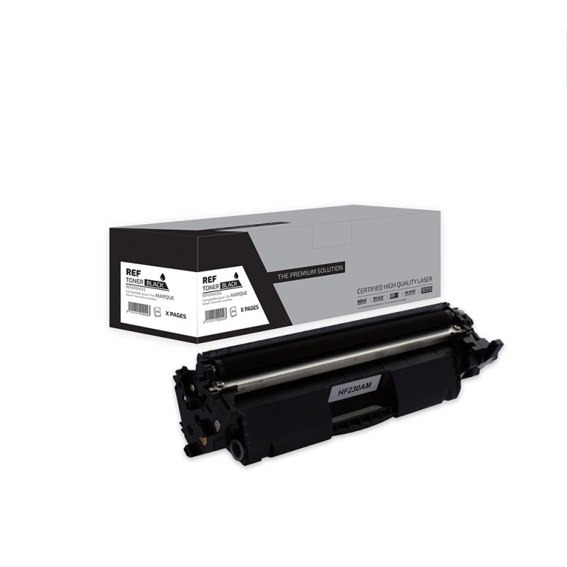 Hp 30A - Toner Reman équivalent à CF230A, 30A - Black