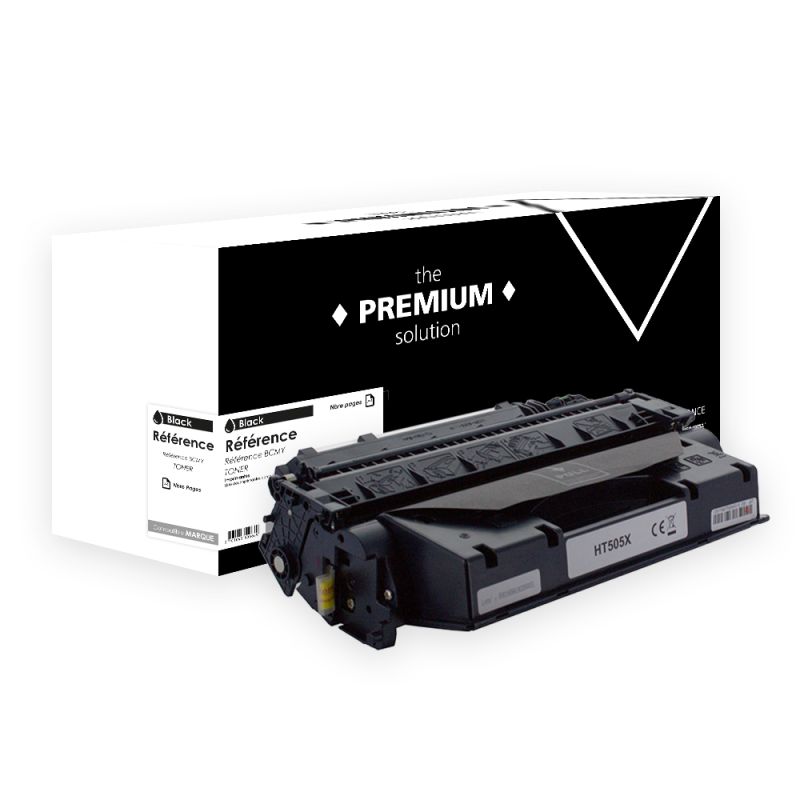 Hp 05X - Reman Toner equivalent to CE505X, CF280X, CRG-719H - Black
