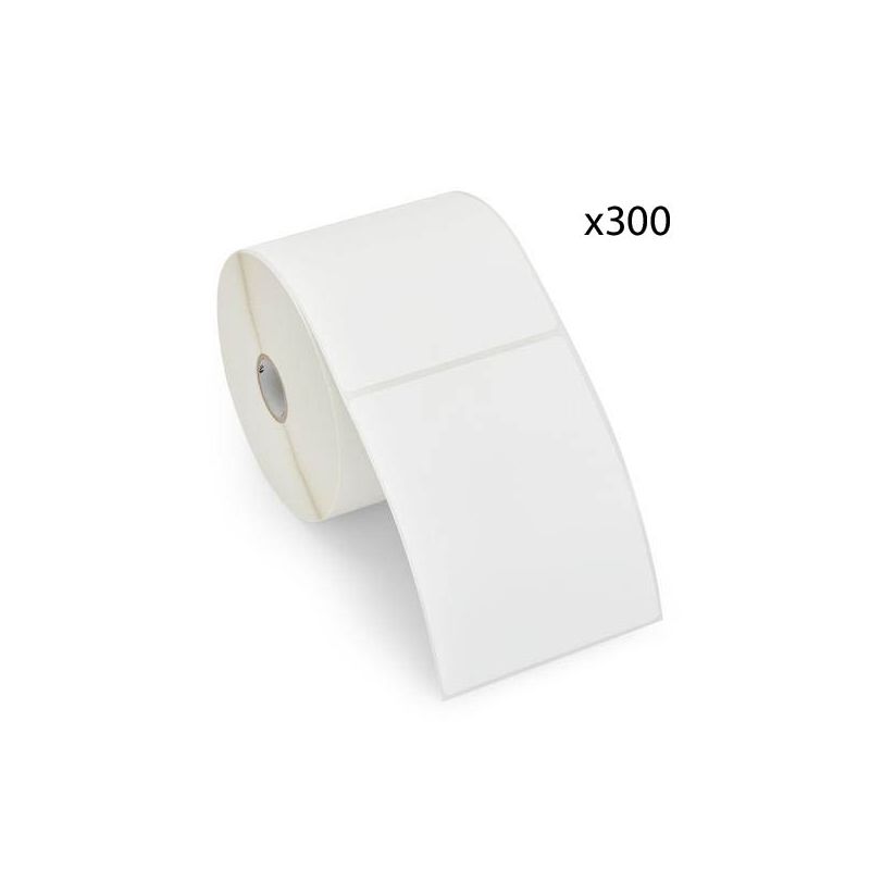Roll of Shipping Labels 102x152mm x 300 - Black on White