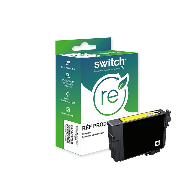 Epson 604XL - SWITCH RE remanufactured inkjet cartridge equivalent to C13T10H44010 - Yellow