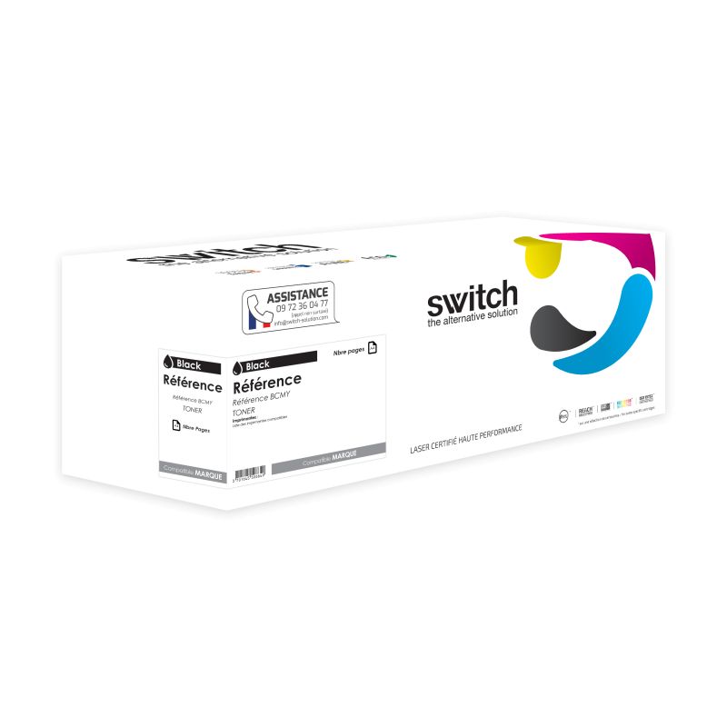 Ricoh MP 601 - SWITCH 407824 Equivalent Toner, 407823 - Black