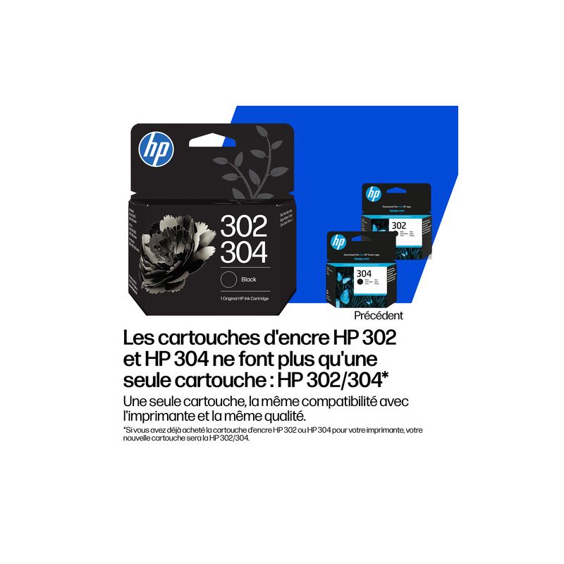 Hp 302/304 - Original B7RT7AE Inkjet Cartridge - Black