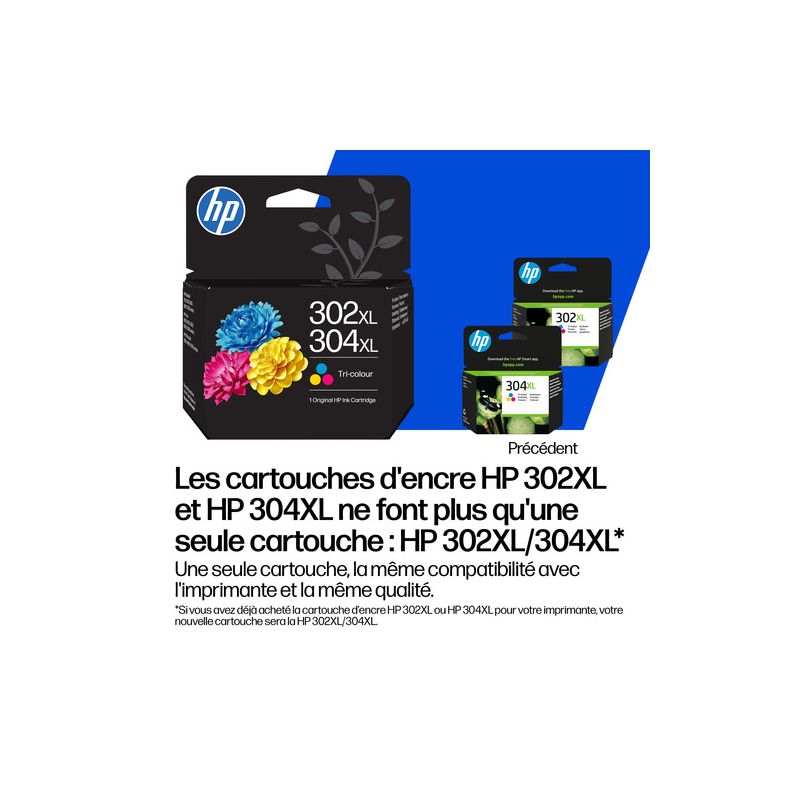 HP 302XL/304XL – Original B7RT8AE Tintenstrahlpatrone – Trikolore