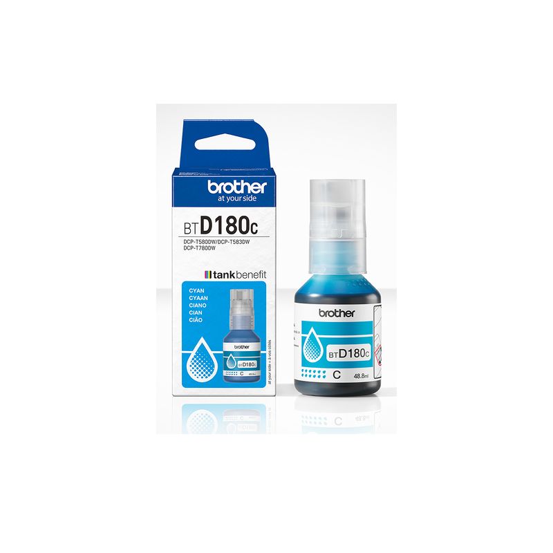 Brother 180 – Original-Tintenpatrone BTD180C – Cyan