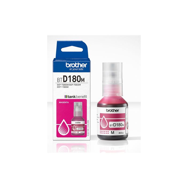 Brother 180 - Original ink refill BTD180M - Magenta