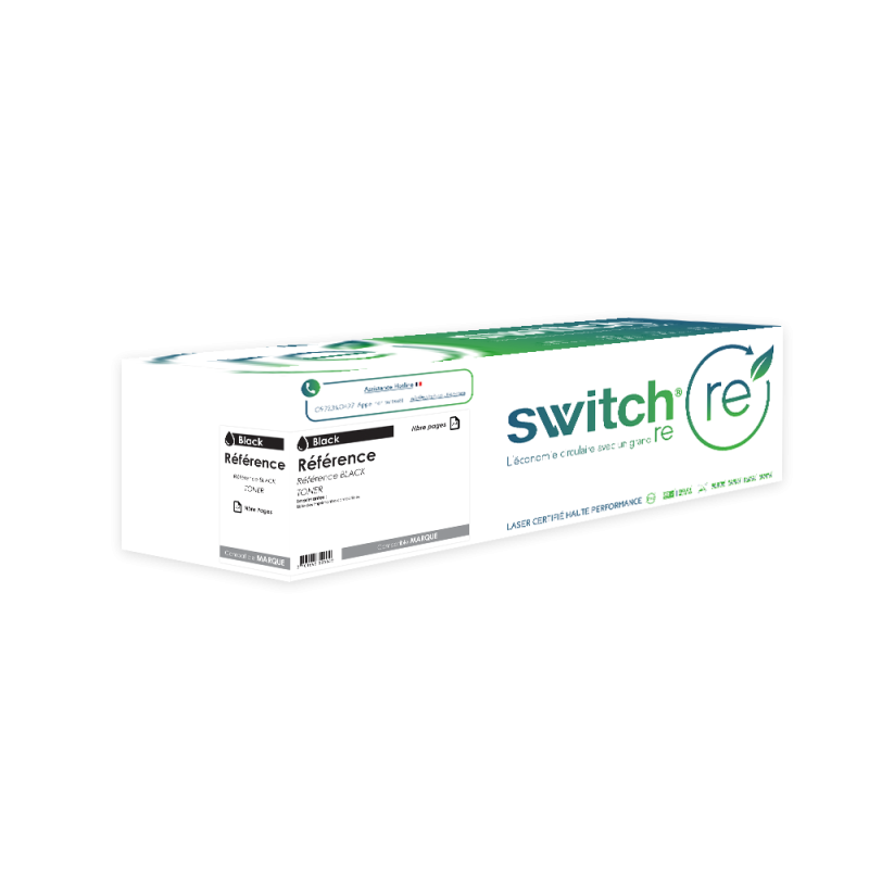 Canon 054H - SWITCH RE Tóner rema equivalente a 054H, 3028C002 - Negro