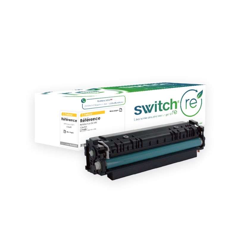 Hp 410A - SWITCH RE Toner rema équivalent à CF412A - Yellow
