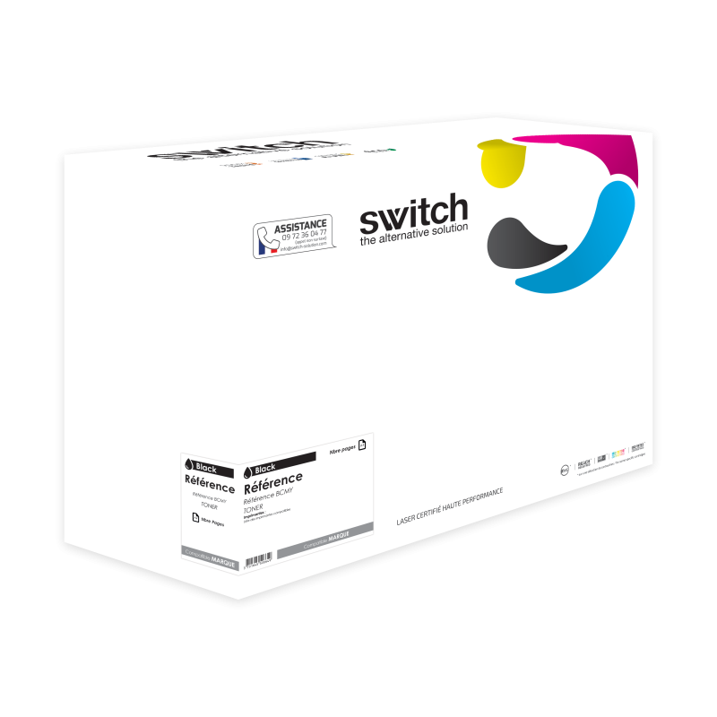 Oki 433 – SWITCH Trommel, kompatibel mit 0900639 – Schwarz
