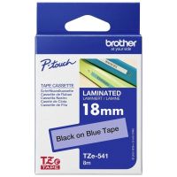 Brother TZE-541 - Ruban Etiquette 18mm x 8m original Brother TZE541 - Noir sur Bleu