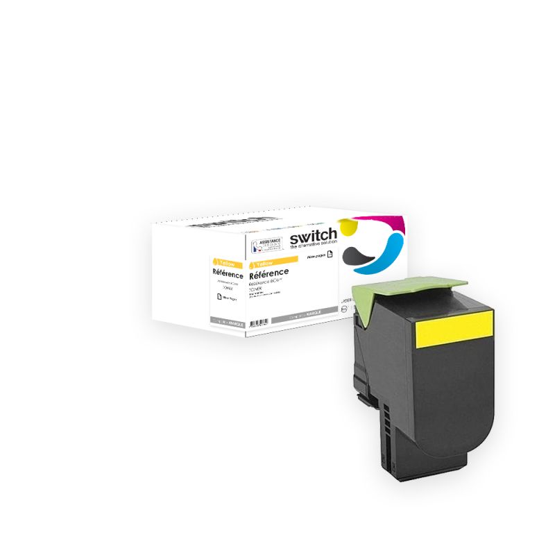 Lexmark 75M2H - INTERRUTTORE 75M2HY0 Toner equivalente - Giallo