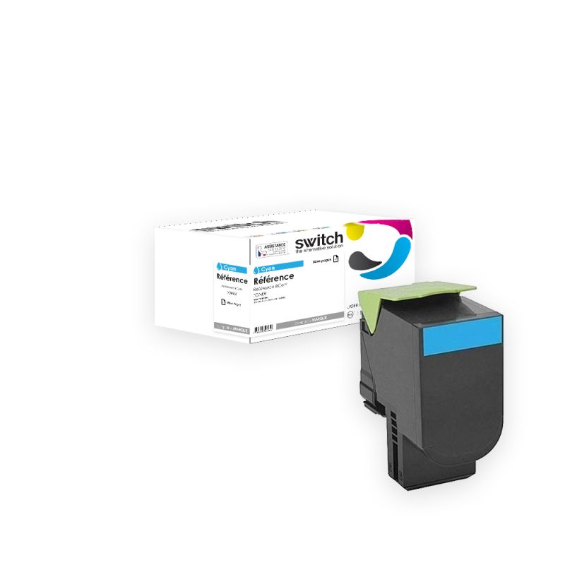 Lexmark 75M2X - SWITCH 75M2XC0 Toner Equivalente - Ciano