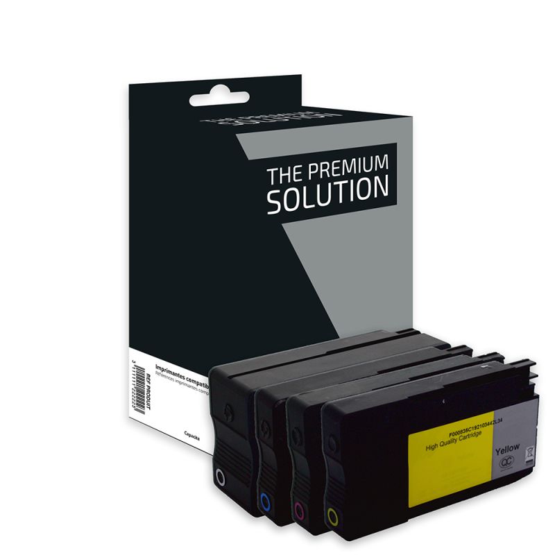 HP 937 - Pack x 4 rema AF inyección de tinta equivalente a 6C400NE - BCMY