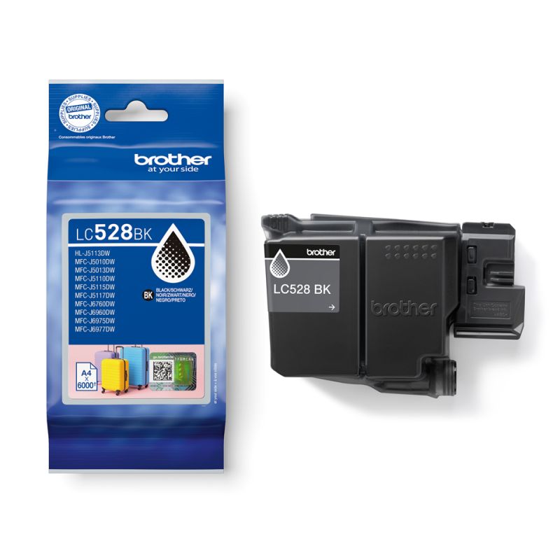 Brother 528 – Original LC528BK Tintenstrahlpatrone – Schwarz