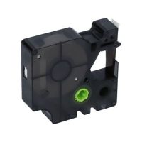 ETIQUETTE RUBAN CASSETTE COMPATIBLE DYMO S0720680 (7m x 9mm) - NOIR SUR BLANC
