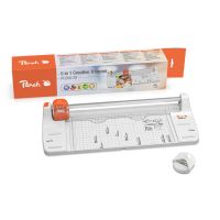Peach 5-in-1-Papiercutter mit Drehschneider (4 Schnitttypen) – PC200-20