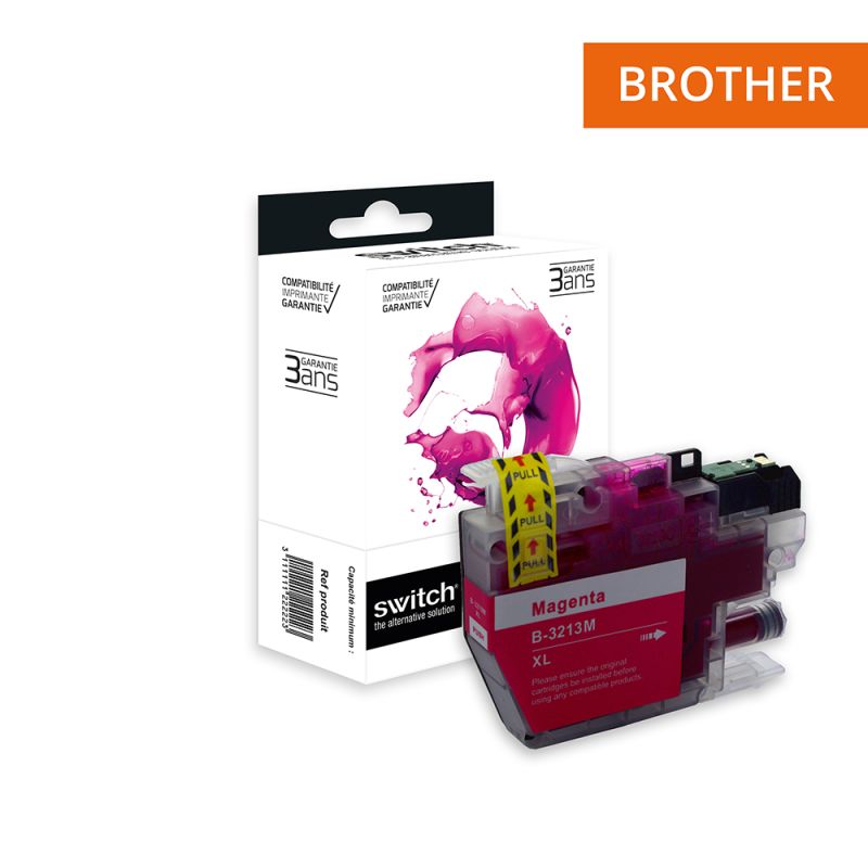 Brother 3213 - SWITCH cartouche jet d'encre équivalent à LC3213 - Magenta