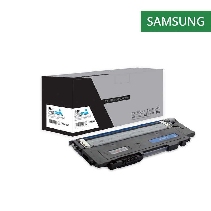 Samsung C406S - Toner 'Gamme PRO' équivalent à CLT-C406SELS - Cyan