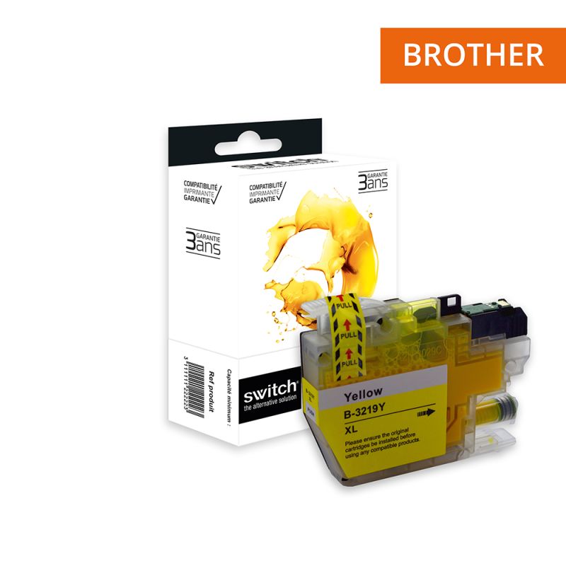 Brother 3219 - SWITCH cartouche jet d'encre équivalent à LC3219XLY - Yellow