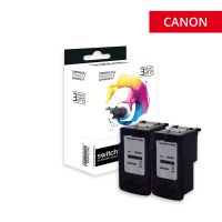 Canon 512/513 - SWITCH Pack x 2 cartuchos de inyección de tinta equivalentes a PG512, CL513, 2969B001, 2971B001