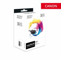 Canon 05/08 - SWITCH Confezione di 5 getto d’inchiostro compatibile con PGI5/CLI8 - Nero Ciano Magenta Giallo