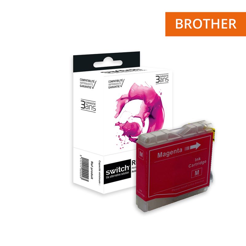 Brother 985 - SWITCH Cartucho de inyección de tinta equivalente a LC985M - Magenta