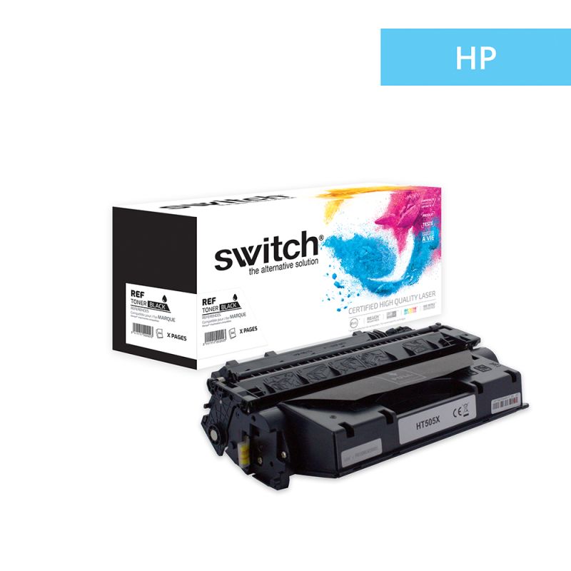 Hp 05X - Toner équivalent à CE505X, CF280X, CRG-719H - Black