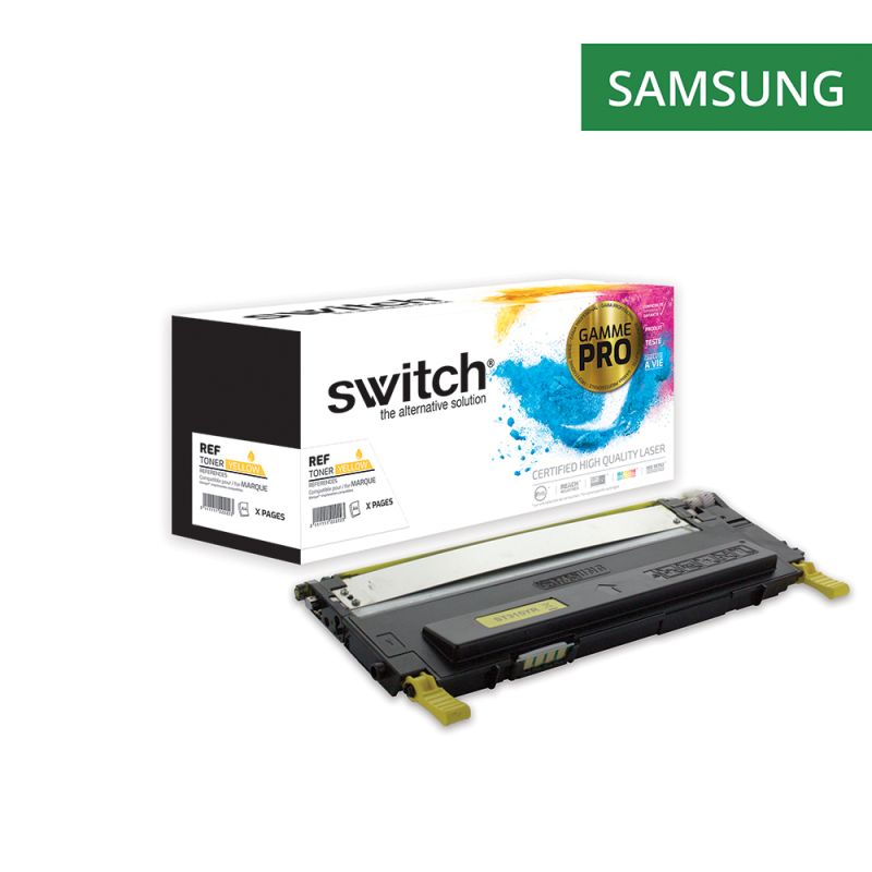 Samsung Y4092 - SWITCH Tóner 'Gama PRO' equivalente a CLT-Y4092SELS - Amarillo