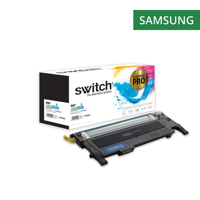 Samsung C4072S - SWITCH Toner 'Gamme PRO' équivalent à CLT-C4072SELS - Cyan