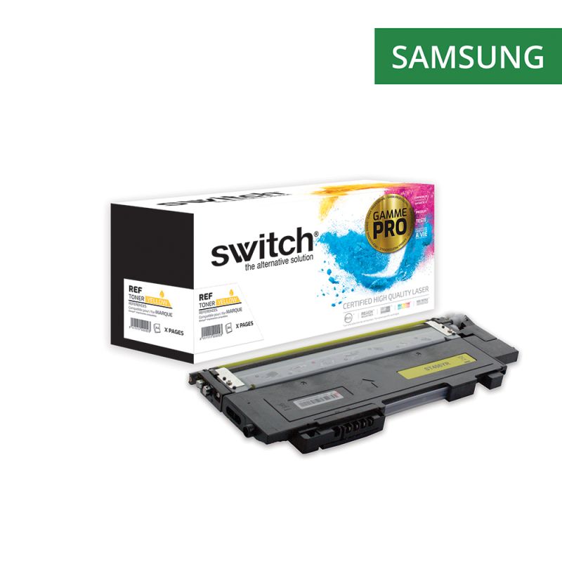 Samsung Y406S - SWITCH Tóner 'Gama PRO' equivalente a CLT-Y406SELS - Amarillo