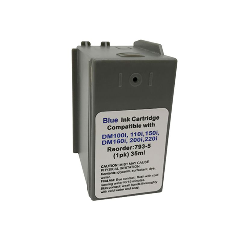 Pitney Bowes 793 - 793-5BI compatible inkjet cartridge - Postal blue