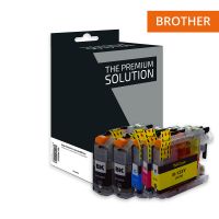 Brother 123 - Pack x 5 LC123 compatible ink jets - Black Cyan Magenta Yellow