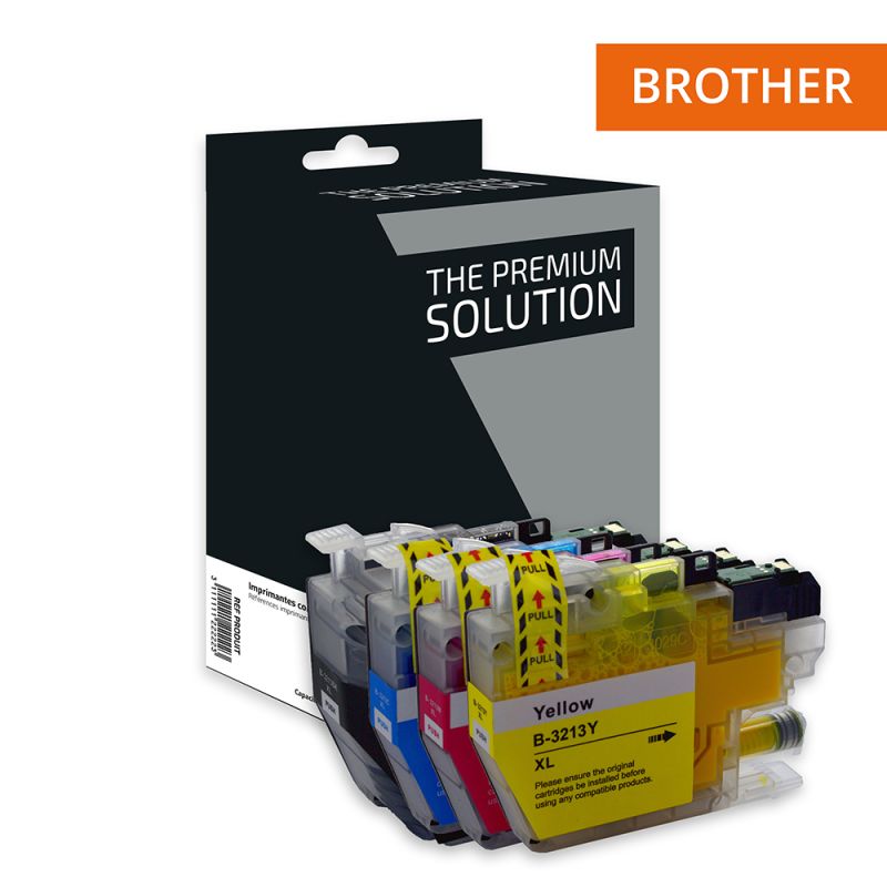 Brother 3213 - Pack x 4 Tintenstrahl entspricht LC3213 - Black Cyan Magenta Yellow