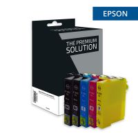 Epson 502XL - Pack x 5 C13T02W64010 compatible ink jets - Black Cyan Magenta Yellow