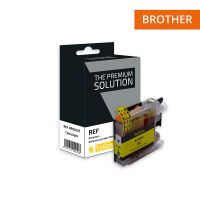 Brother 125 - LC125Y compatible inkjet cartridge - Yellow