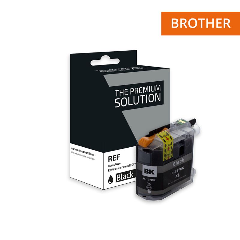 Brother 127 - Cartucho de inyección de tinta equivalente a LC127B - Negro