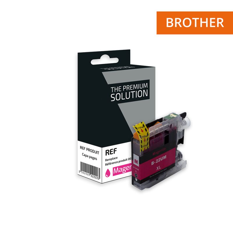 Brother 22U - Tintenstrahlpatrone entspricht LC22UM - Magenta