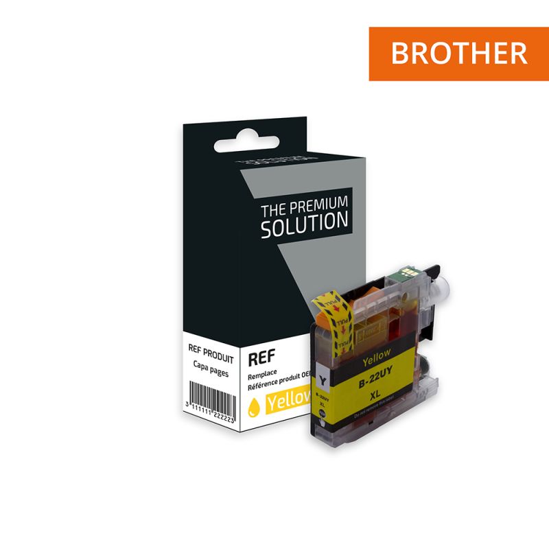 Brother 22U - Tintenstrahlpatrone entspricht LC22UY - Yellow