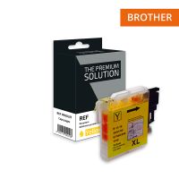 Brother 980/1100 - Cartucho de inyección de tinta equivalente a LC980/LC1100Y - Amarillo