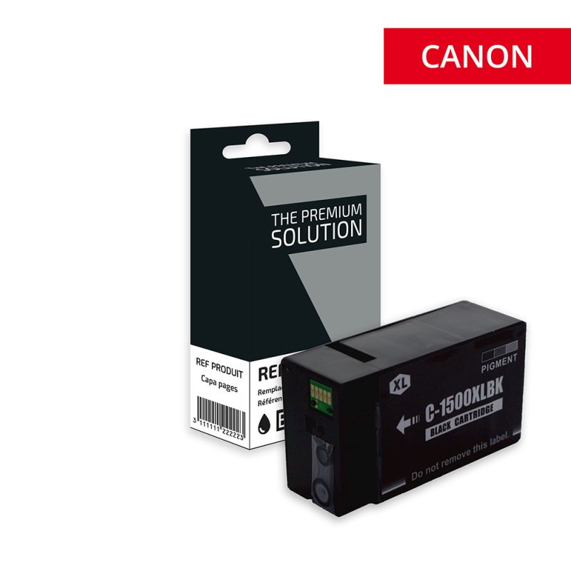 Canon 1500XL - cartouche jet d'encre équivalent à PG-1500, 9182B001 - Black