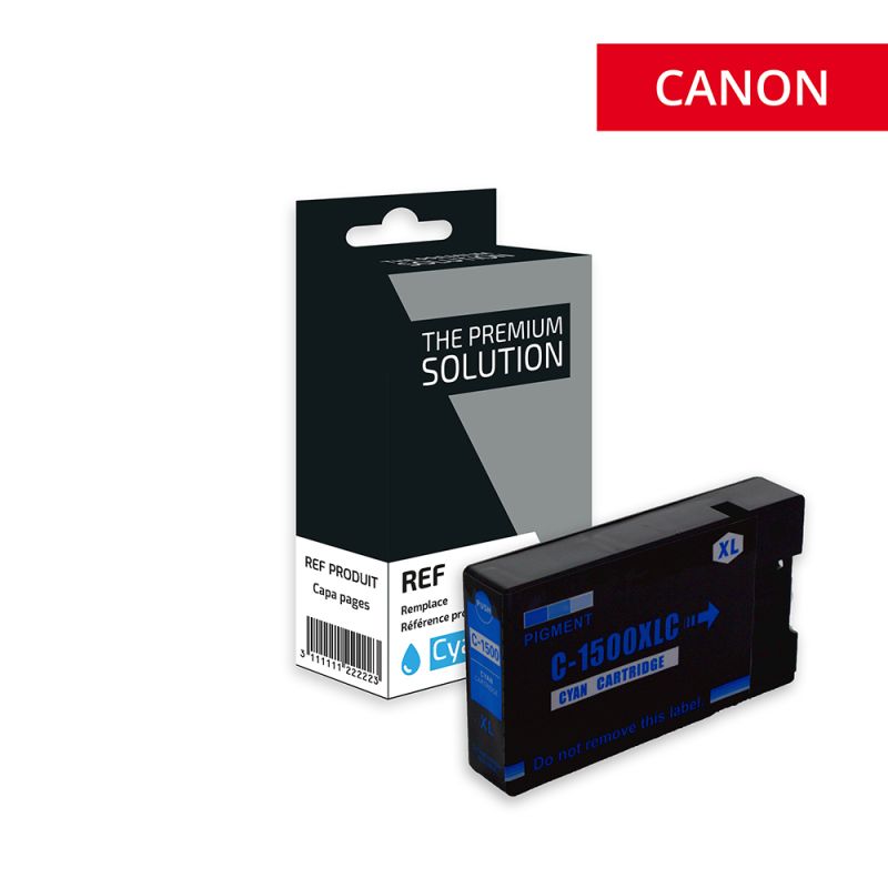 Canon 1500XL - cartuccia a getto d’inchiostro compatibile con PG-1500, 9193B001 - Ciano