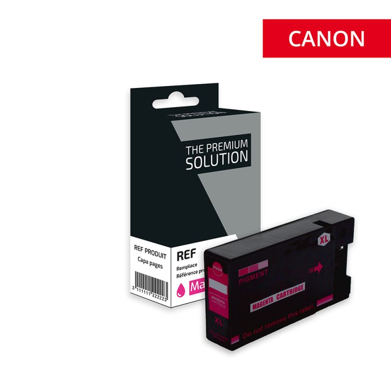 Canon 2500XL - cartouche jet d'encre équivalent à PGI-2500, 9266B001 - Magenta